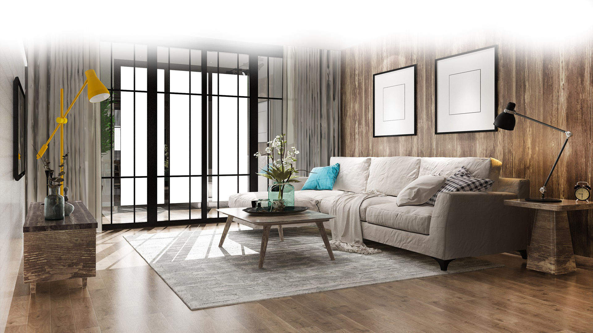 3d-rendering-loft-luxury-living-room-with-bookshelf